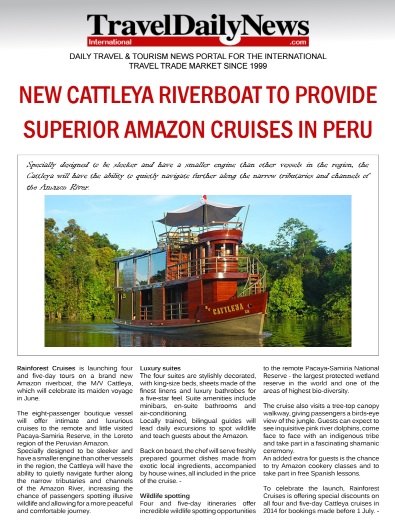 Cattleya Amazon Cruise