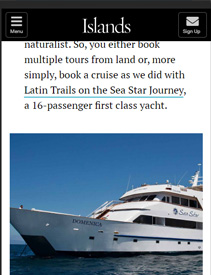 Latin Trails on the Sea Star Journey