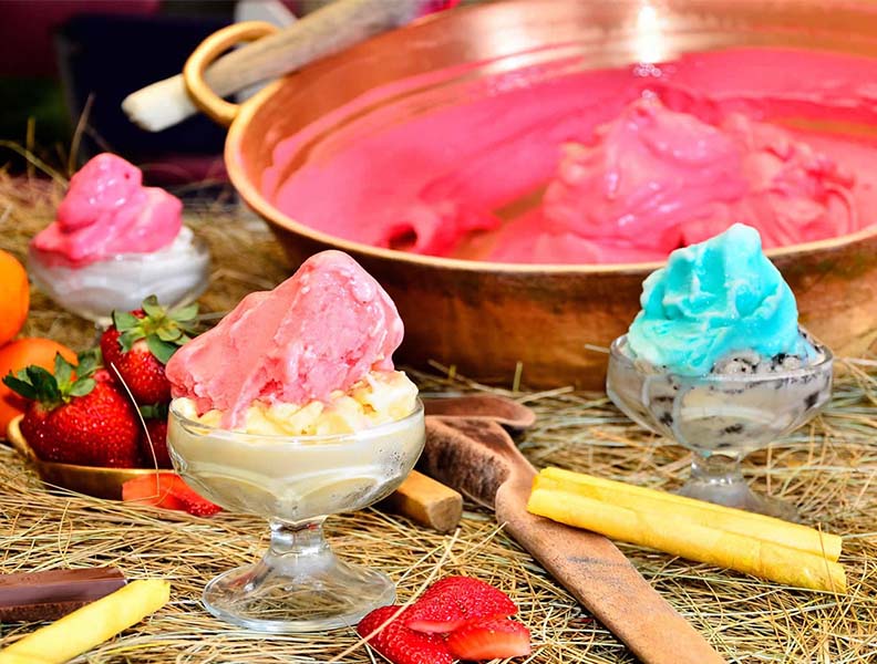 Paila ice cream - six senses