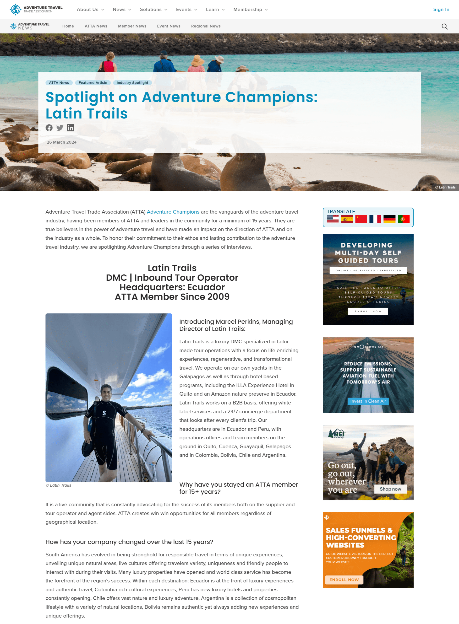 Spotlight on adventure champions