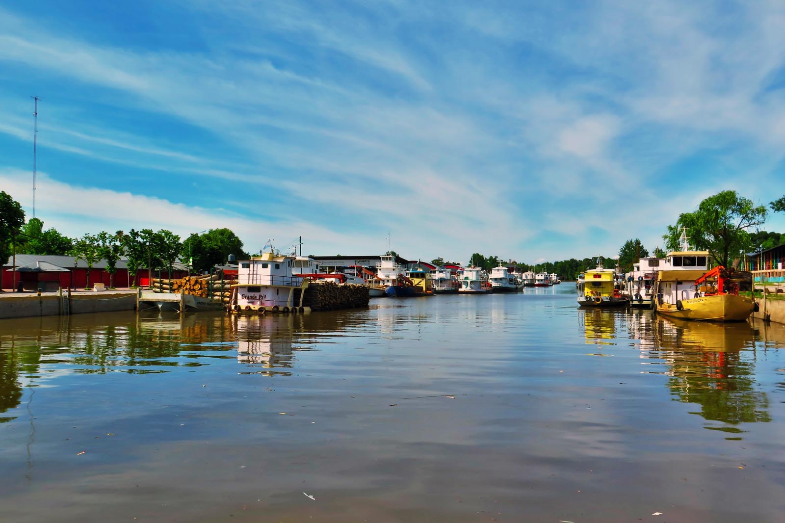 Puerto de Frutos Port in Tigre City, Buenos Aires, Argentina