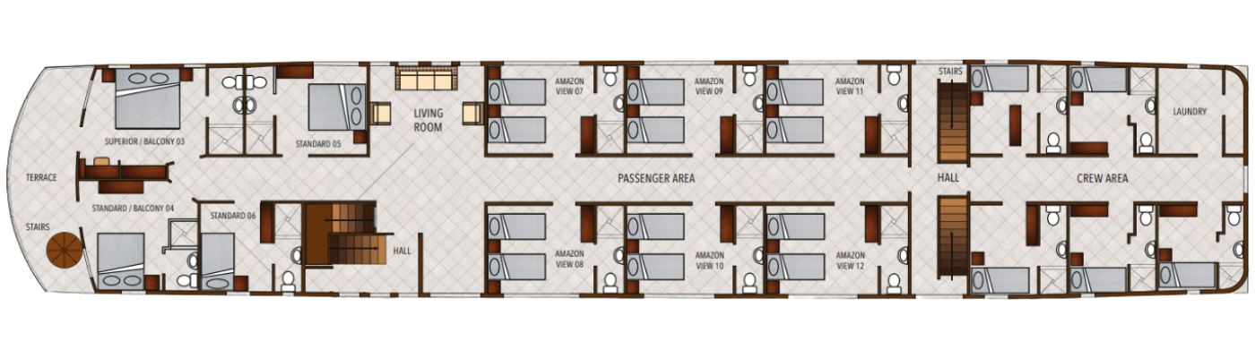 upper deck - la perla