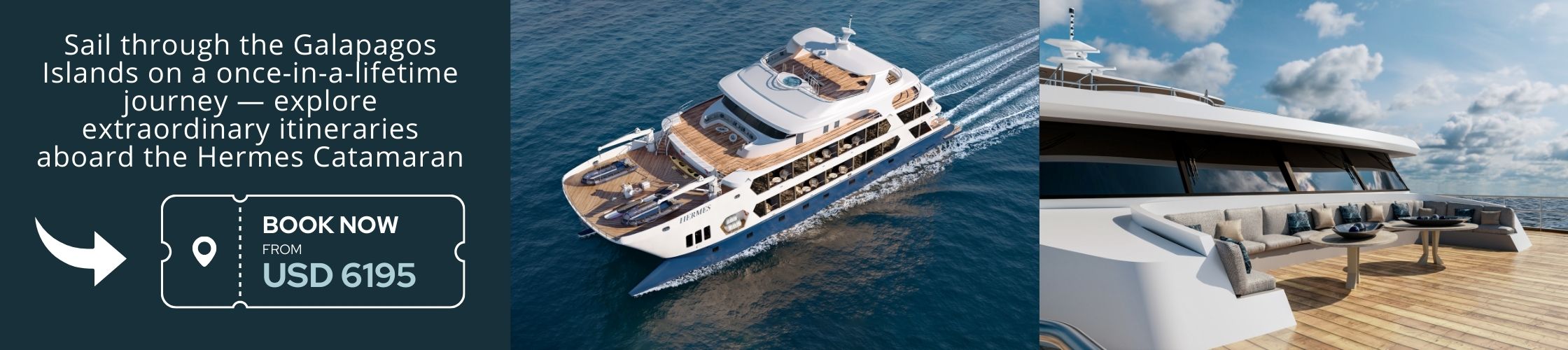 Visit Galapagos with one of the Hermes Catamaran itineraries