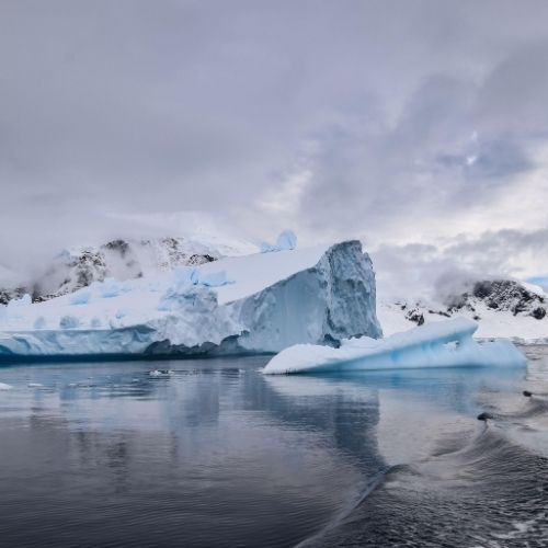 Iceberg off the Coast of Antarctic Peninsula