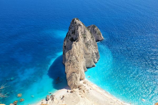 Aerial View of Mizithres, Zakynthos, Greece 